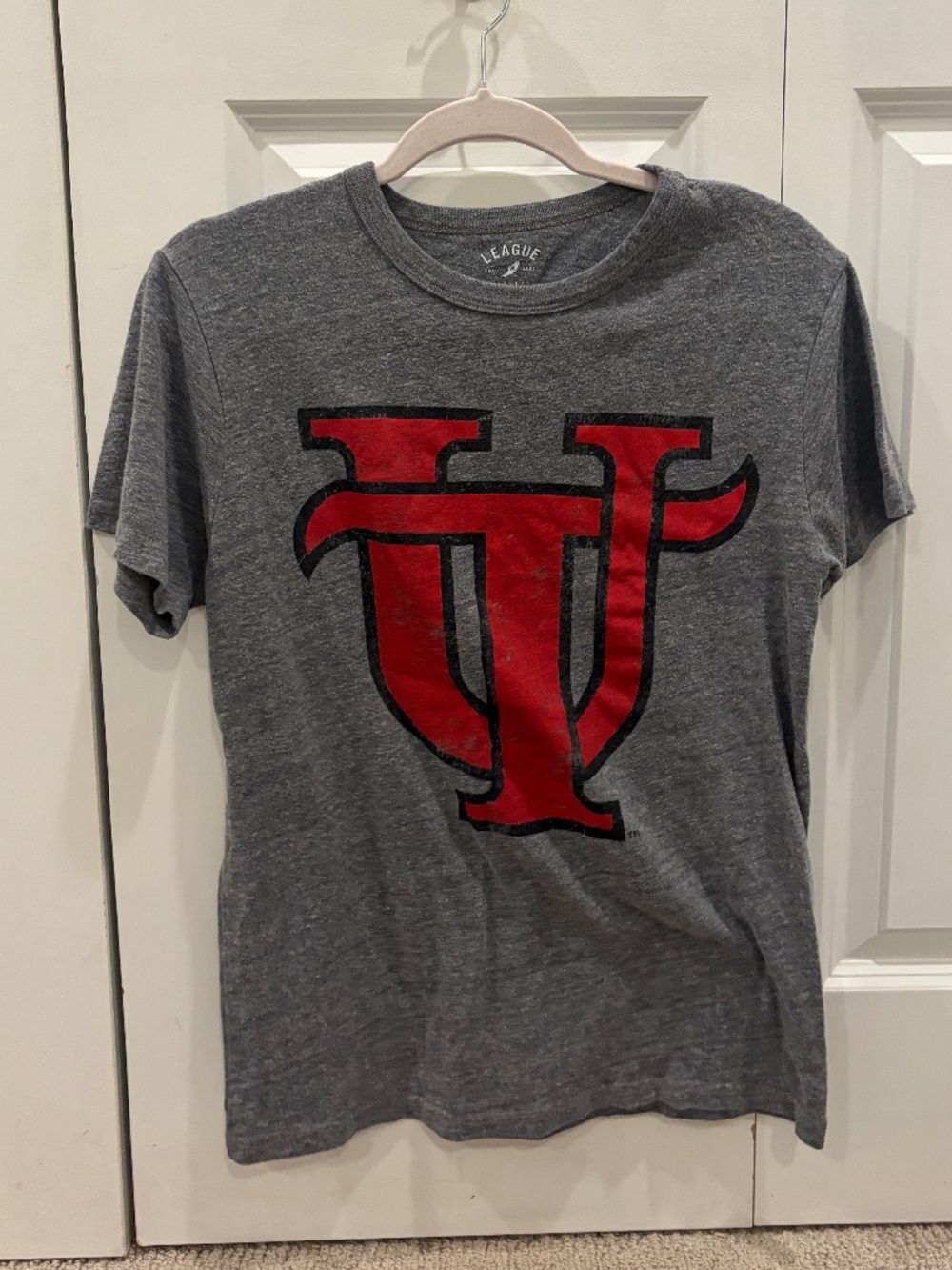 League University of Tampa Collegiate Wear Heather Gray Tri-Blend T-Shirt